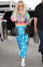 KESHA SEBERT at LAX Airport in Los Angeles 06/04/2018
