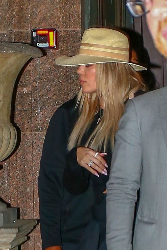 KHLOE KARDASHIAN at a Restaurant in Cleveland 06/10/2018