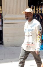 KIM KARDASHIAN and Kanye West at Louis Vuitton Show at Paris Fashion Week 06/21/2018
