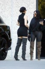 KIM KARDASHIAN and KYLIE JENNER in Tights Out in Calabasas 06/11/2018