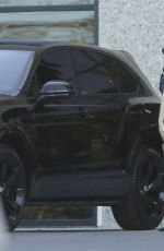 KIM KARDASHIAN and KYLIE JENNER in Tights Out in Calabasas 06/11/2018