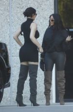 KIM KARDASHIAN and KYLIE JENNER in Tights Out in Calabasas 06/11/2018