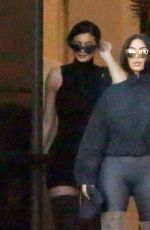 KIM KARDASHIAN and KYLIE JENNER in Tights Out in Calabasas 06/11/2018