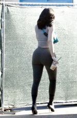 KIM KARDASHIAN and KYLIE JENNER in Tights Out in Calabasas 06/11/2018
