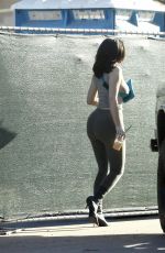 KIM KARDASHIAN and KYLIE JENNER in Tights Out in Calabasas 06/11/2018