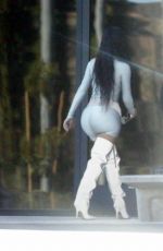 KIM KARDASHIAN and KYLIE JENNER in Tights Out in Calabasas 06/11/2018