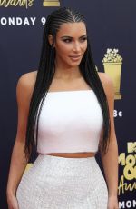 KIM KARDASHIAN at 2018 MTV Movie and TV Awards in Santa Monica 06/16/2018
