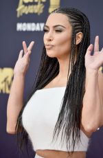 KIM KARDASHIAN at 2018 MTV Movie and TV Awards in Santa Monica 06/16/2018