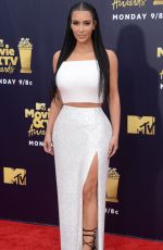 KIM KARDASHIAN at 2018 MTV Movie and TV Awards in Santa Monica 06/16/2018
