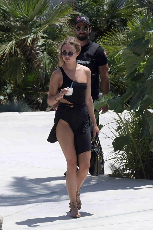 KIMBERLEY GARNER Out and About in Greece 06/12/2018