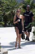KIMBERLEY GARNER Out and About in Greece 06/12/2018