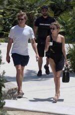 KIMBERLEY GARNER Out and About in Greece 06/12/2018