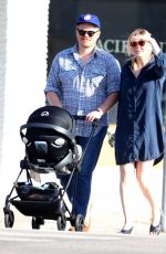 KIRSTEN DUNST and Jesse Plemons Out with Newborn Baby Ennis in Los Angeles 06/22/2018