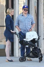 KIRSTEN DUNST and Jesse Plemons Out with Newborn Baby Ennis in Los Angeles 06/22/2018