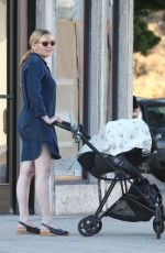 KIRSTEN DUNST and Jesse Plemons Out with Newborn Baby Ennis in Los Angeles 06/22/2018