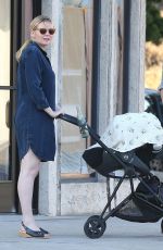 KIRSTEN DUNST and Jesse Plemons Out with Newborn Baby Ennis in Los Angeles 06/22/2018