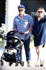 KIRSTEN DUNST and Jesse Plemons Out with Newborn Baby Ennis in Los Angeles 06/22/2018