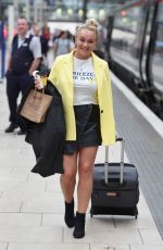 KIRSTY-LEIGH PORTER at Manchester Piccadilly Train Station 06/02/2018