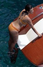 KOURTNEY KARDASHIAN in Bikini on Vacation in Capri 06/22/2018