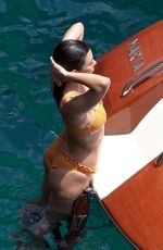 KOURTNEY KARDASHIAN in Bikini on Vacation in Capri 06/22/2018
