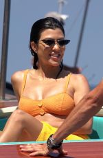KOURTNEY KARDASHIAN in Bikini on Vacation in Capri 06/22/2018