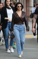 KOURTNEY KARDASHIAN in Jeans Out in New York 06/06/2018