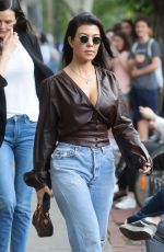 KOURTNEY KARDASHIAN in Jeans Out in New York 06/06/2018