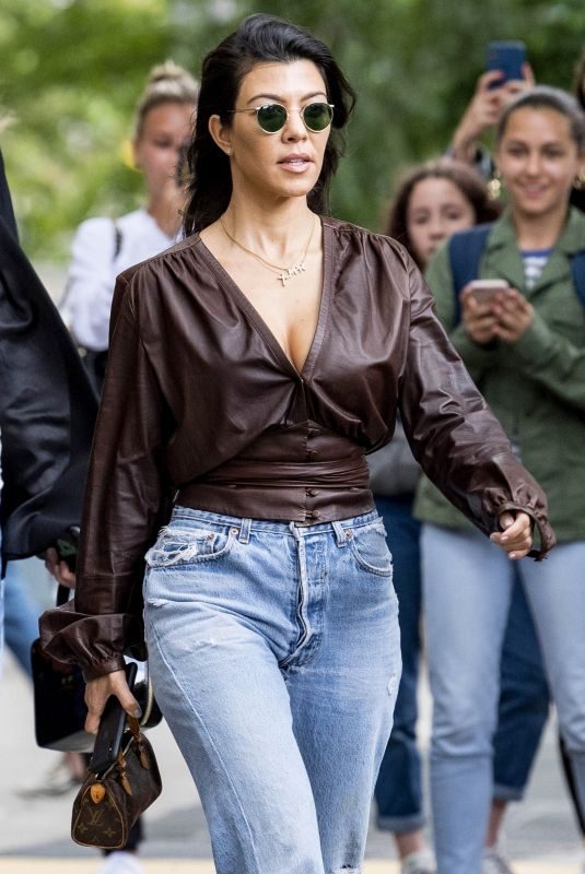 KOURTNEY KARDASHIAN in Jeans Out in New York 06/06/2018