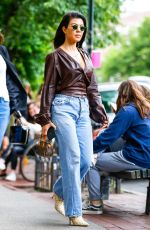 KOURTNEY KARDASHIAN in Jeans Out in New York 06/06/2018
