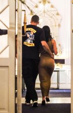 KOURTNEY KARDASHIAN Night Out in Rome 06/20/2018