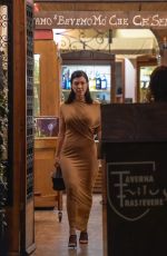 KOURTNEY KARDASHIAN Night Out in Rome 06/20/2018