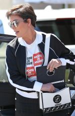 KRIS JENNER Shopping at Topanga Mall in Los Angeles 06/13/2018