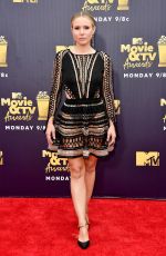 KRISTEN BELL at 2018 MTV Movie and TV Awards in Santa Monica 06/16/2018