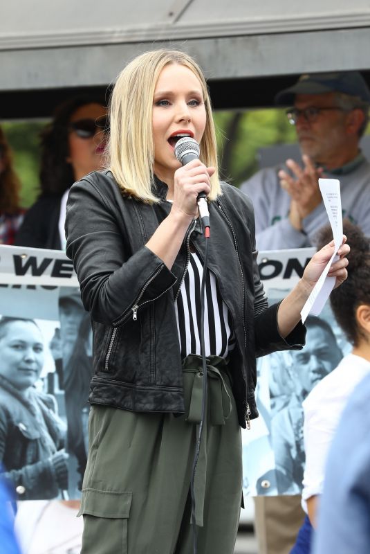 KRISTEN BELL at Keep Families Together Rally and Toy Drive in Los Angeles 06/23/2018