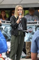 KRISTEN BELL at Keep Families Together Rally and Toy Drive in Los Angeles 06/23/2018