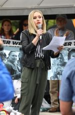 KRISTEN BELL at Keep Families Together Rally and Toy Drive in Los Angeles 06/23/2018