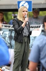KRISTEN BELL at Keep Families Together Rally and Toy Drive in Los Angeles 06/23/2018
