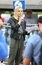 KRISTEN BELL at Keep Families Together Rally and Toy Drive in Los Angeles 06/23/2018