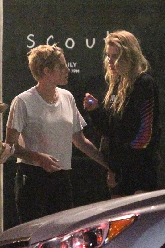 KRISTEN STEWART and STELLA MAXWELL Out for Dinner in Silver Lake 06/25/2018