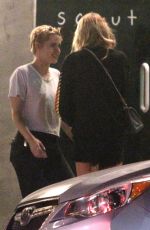 KRISTEN STEWART and STELLA MAXWELL Out for Dinner in Silver Lake 06/25/2018