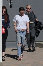 KRISTEN STEWART in Ripped Jeand Out in Los Angeles 06/11/2018
