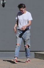 KRISTEN STEWART in Ripped Jeand Out in Los Angeles 06/11/2018