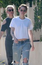 KRISTEN STEWART in Ripped Jeand Out in Los Angeles 06/11/2018