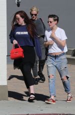 KRISTEN STEWART in Ripped Jeand Out in Los Angeles 06/11/2018
