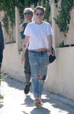 KRISTEN STEWART in Ripped Jeand Out in Los Angeles 06/11/2018