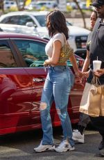KYLIE JENNER and JORDAN WOODS Out in Calabasas 06/08/2018