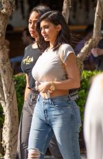 KYLIE JENNER and JORDAN WOODS Out in Calabasas 06/08/2018