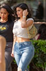 KYLIE JENNER and JORDAN WOODS Out in Calabasas 06/08/2018