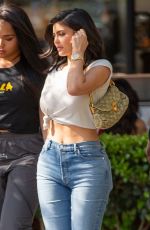 KYLIE JENNER and JORDAN WOODS Out in Calabasas 06/08/2018