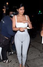 KYLIE JENNER in Tights Night Out in Los Angeles 06/16/2018